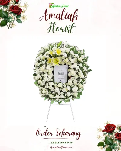 Krans Bunga Duka Cita di Jatimunggul